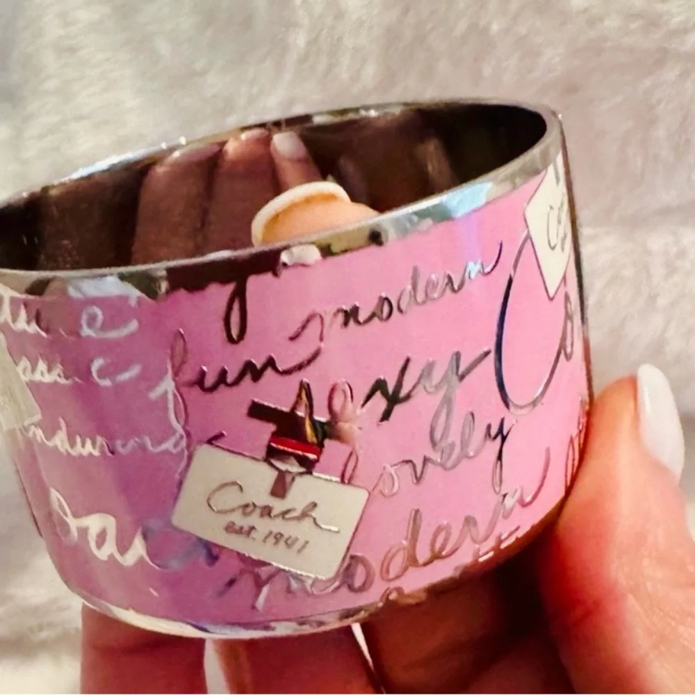 Coach Pink and Silver Bracelet - Picture 5 of 6